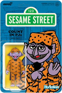 Super7 - Sesame Street - ReAction Figures Wv6 - Count Von Count (PJs)���Z�T�~�X�g���[�g��