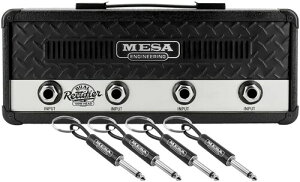 Pluginz - Mesa Engineering (Mesa Boogie) - Standard Jack Rack - Dual Rectifier Black Diamond with 4 Guitar Plug Keychains �����T�E�G���W�j�A�����O��