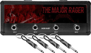 Pluginz - Cliff Burton - Magnetic Jack Rack with 4 Guitar Plug Keychains ���N���t�E�o�[�g����