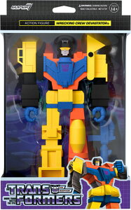 Super7 - Transformers - ReAction Figures - Wrecking Crew Devastator�����b�L���O�N���[�E�f�o�X�e�[�^�[���g�����X�t�H�[�}�[