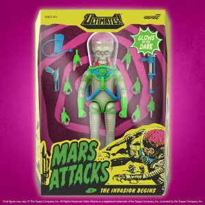 Super7 - Mars Attacks - ULTIMATES! Wv2 - Martian (Glow) Action Figure���}�[�Y�E�A�^�b�N!��