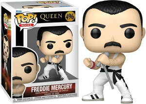 ���\��[�t�@���R] Funko POP! Rocks: Queen - Freddie Mercury (White Singlet)���t���f�B�E�}�[�L�����[��
