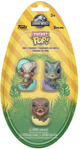 [�t�@���R] Funko Pocket POP! Egg: Jurassic World - 3-Pack���W�����V�b�N�E���[���h���i�e��3.8cm�j