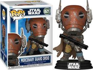 ���\��[�t�@���R] Funko POP! Star Wars: Mandalorian & Grogu - Mercenary Guard Droid���X�^�[�E�E�H�[�Y�^�}���_�����A���E�A���h�E�O���[�O�[��