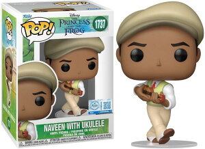 ���\��[�t�@���R] Funko POP! Disney: The Princess and the Frog - Naveen with Ukulele���v�����Z�X�Ɩ��@�̃L�X��