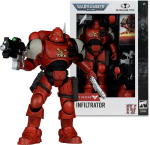 McFarlane - Warhammer 40K: Dawn of War 4 - Blood Ravens - 7 Sergeant Infiltrator (Dawn of War 4) Action Figure���E�H�[�n���}�[40,000�F�h�[���E�I�u�E�E�H�[IV���i��17.78cm�j