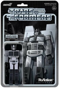 Super 7 - Transformers - ReAction Figure Wv1 - Optimus Prime Fallen Leader (Greyscale)���g�����X�t�H�[�}�[���I�v�e�B�}�X�v���C��