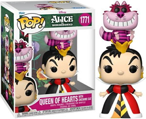 ���\��[�t�@���R] Funko POP! Premium: Alice in Wonderland - Queen of Hearts with Cheshire Cat���A���X�E�C���E�����_�[�����h��