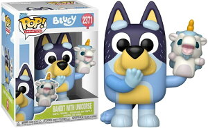 ���\��[�t�@���R] Funko POP! Animation: Bluey - Bandit with Unicorse���u���[�C��