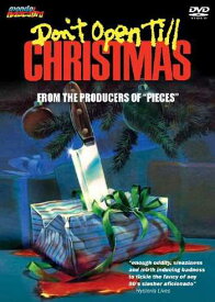 新品北米版DVD！【クリスマスまで開けないで/サンタクロース殺人事件】 Don't Open Till Christmas (1984)！
