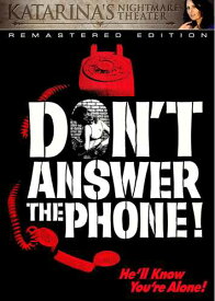 新品北米版DVD！【レイプ・魔の標的】 Don't Answer The Phone (Katarina's Nightmare Theater)！