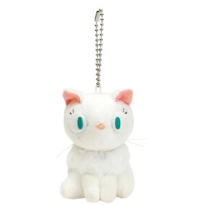 白猫 リリー マスコット キーチェーン K-9352 K9352 魔女の宅急便 スタジオジブリ ぬいぐるみ 猫 黒猫 バッグチャーム ねこ