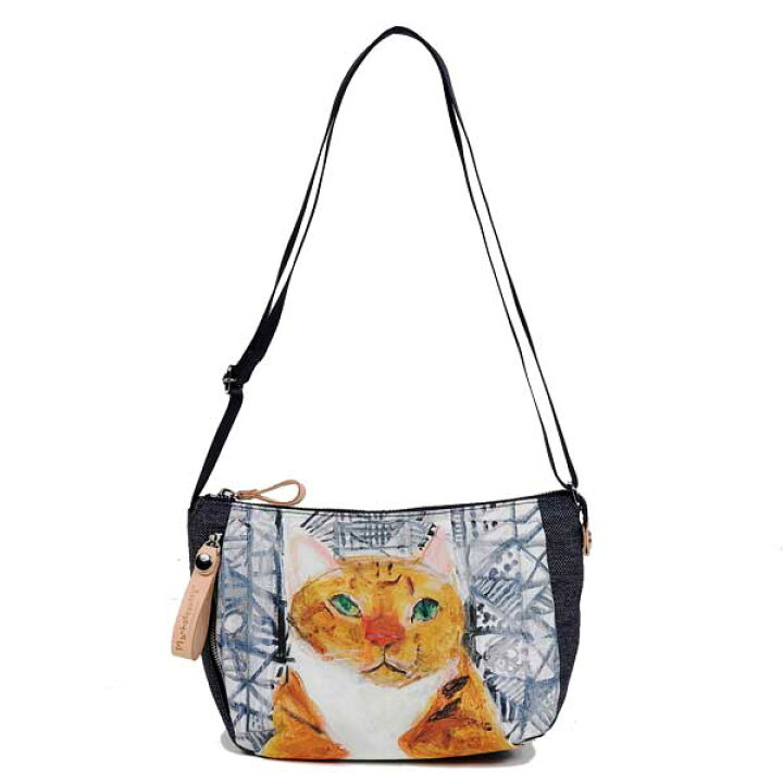 未使用級】マンハッタナーズ 猫 2WAYトートバッグ ハンド ショルダー 