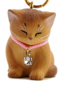 猫 キーホルダー うとうとねこ 花付き ハンドメイド 日本製 necodon ねこどん 泉匡範 バッグチャーム 猫グッズ 猫チャーム