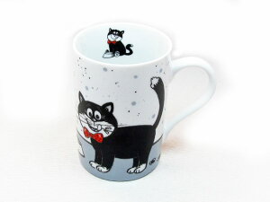 KONITZ コーニッツ 猫 マグカップ カルロ ザ キャット 猫グッズ 猫雑貨 ねこ ネコ グッズ 雑貨 ドイツ コーヒーカップ 可愛い 猫柄 マグ カップ 陶器 プレゼント 電子レンジ対応 食洗機対応 ギ