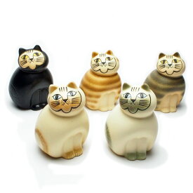 リサラーソン（Lisa Larson） ミアキャット MIA セミミディアム 【正規輸入品】 猫グッズ 猫雑貨 猫 ねこ 置物 グッズ 雑貨 陶器の置物 北欧雑貨