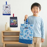 キルトシューズバッグ スティッチ シューズケース 靴入れ ディズニー グッズ 上履き入れ 男の子 キッズ …