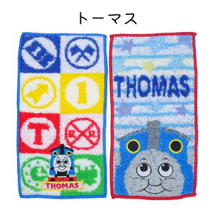 キャラクター ポケットタオル2P 男の子 ミニタオルハンカチ 幼稚園 保育園 トーマス グッズ 入学 入園 名前タグ付き 通園 通学