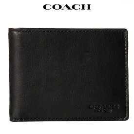 コーチ 財布 メンズ 二つ折り アウトレット idケース カード Coach