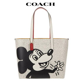 コーチ バッグ トートバッグ 並行輸入 ディズニー ミッキー キースへリング レザー 新品 COACH