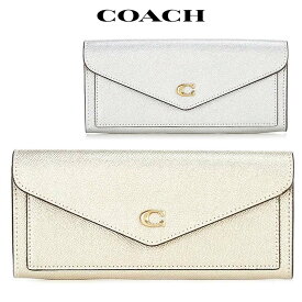 コーチ 長財布 レディース 財布 ブランド ファスナー シグネチャー ロゴ 新作 アウトレット Coach