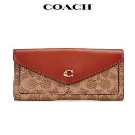 コーチ 長財布 レディース 財布 ブランド ファスナー シグネチャー ロゴ 新作 アウトレット Coach