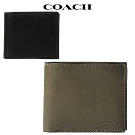 コーチ 財布 メンズ 二つ折り ファスナー 革 小銭入れ 楽天 アウトレット Coach