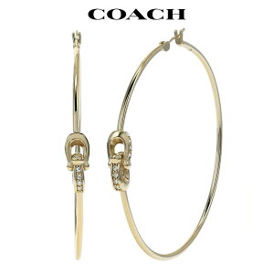 コーチ ピアス アクセサリー フープ 大きめ ブランド シグネチャー レディース コーチアウトレット Coach