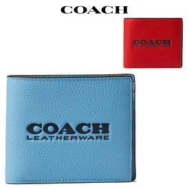 コーチ メンズ 財布 二つ折り ブランド 本革 折財布 IDケース プレゼント Coach