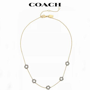 コーチ ネックレス ブランド レディース シンプル ローズ ジルコニア 20代30代40代50代 プレゼント Coach
