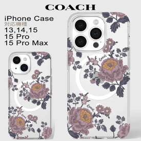 コーチ iphone13/14/15 Pro ProMAX スマホケース MagSafe マグセーフ ブランド おしゃれ Coach
