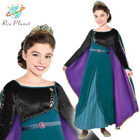 アナと雪の女王 アナ ドレス 子供 キッズ 服 コスプレ なりきり ワンピース Frozen