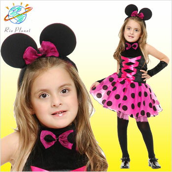 楽天市場 ミニー コスチューム ミニーマウス コスプレ ハロウィン 衣装 子供 ディズニー ミッキー Rio Planet