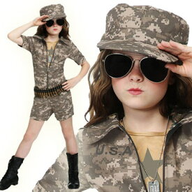 ミリタリー アーミー 子供 海軍 空軍 コスプレ コスチューム 仮装 衣装 ハロウィン MILITARY