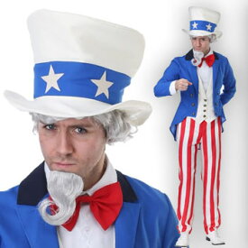 アンクル サム コスプレ 衣装 コスチューム ハロウィン タキシード ハット 仮装 通販 UNCLE SAM