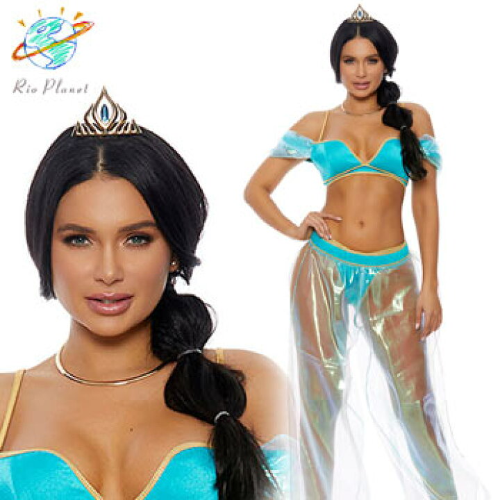 楽天市場 アラジン ジャスミン コスプレ コスチューム 衣装 大人 セクシー ドレス Aladdin Rio Planet