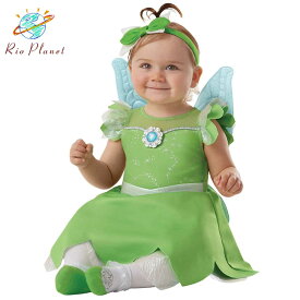 ピーターパン ティンカーベル 衣装 子供 ベビー コスチューム コスプレ 羽 TINKERBELL Peter Pan