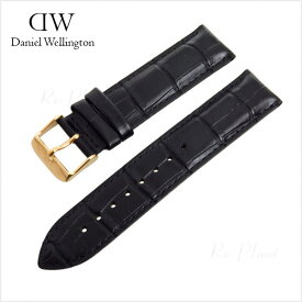 ダニエル ウェリントン 替え ベルト 40mm メンズ レディース 腕時計 ブラック 黒 Daniel Wellington