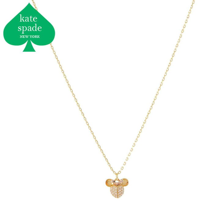 楽天市場 ケイトスペード ネックレス アクセサリー ミニーマウス レディース シンプルコーデ 大人 かわいい プレゼント Kate Spade Rio Planet