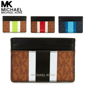 マイケルコース カードケース メンズ コンパクト スリム ブランド おしゃれ 本革 カードホルダー Michael Kors