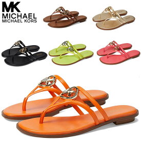 マイケルコース サンダル レディース ぺたんこ 歩きやすい 今年流行る 本革 ブランド 大きいサイズあり Michael Kors
