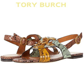 トリーバーチ サンダル 靴 レディース ぺたんこ 歩きやすい ストラップ ブランド かかとなし Tory Burch