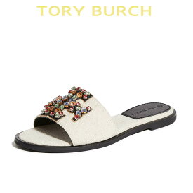トリーバーチ サンダル 靴 レディース ぺたんこ 歩きやすい スリッポン ブランド かかとなし Tory Burch