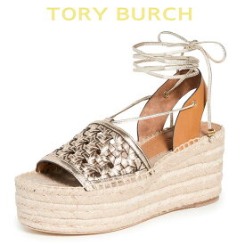 トリーバーチ サンダル レディース 厚底 エスパドリーユ 人気 靴 ブランド 大きいサイズあり Tory Burch