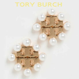 トリーバーチ ピアス シンプル ブランド 18K金 パール おしゃれ 大人かわいい プレゼント Tory Burch