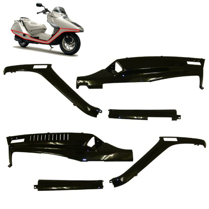 楽天市場】ホンダ フュージョン MF02 外装 アンダーカウル ブラック  