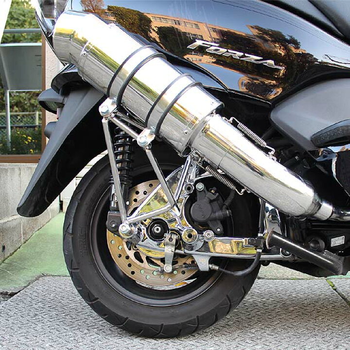楽天市場】ホンダ フォルツァX/Z MF08 メッキ スイングアームカバー 