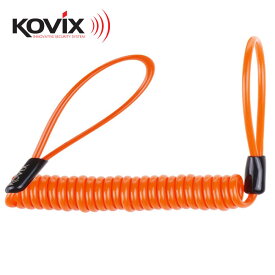 KOVIX(コビックス) ディスクロック外し忘れ防止 リマインダーケーブル 蛍光オレンジ