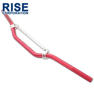 �I�t���[�h�p �A���~ �n���h���o�[ 22.2mm ���b�h �n���h���u���[�X�t�� LO�^�C�v 250SB �n�X���[ DRZ50 DRZ70 DRZ400SM RMX250 �Ȃǂ� �y�n���h����� �t���b�g�o�[�z