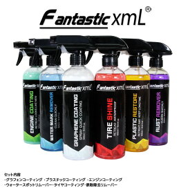 コーティング 6点セット グラフェン プラスチック エンジン ウォータースポット タイヤ 鉄粉除去 リムーバー 洗車用品 疎水 プロ仕様 カーケア用品 簡単 保護 整備 艶 光沢 劣化防止 水垢除去 下地処理